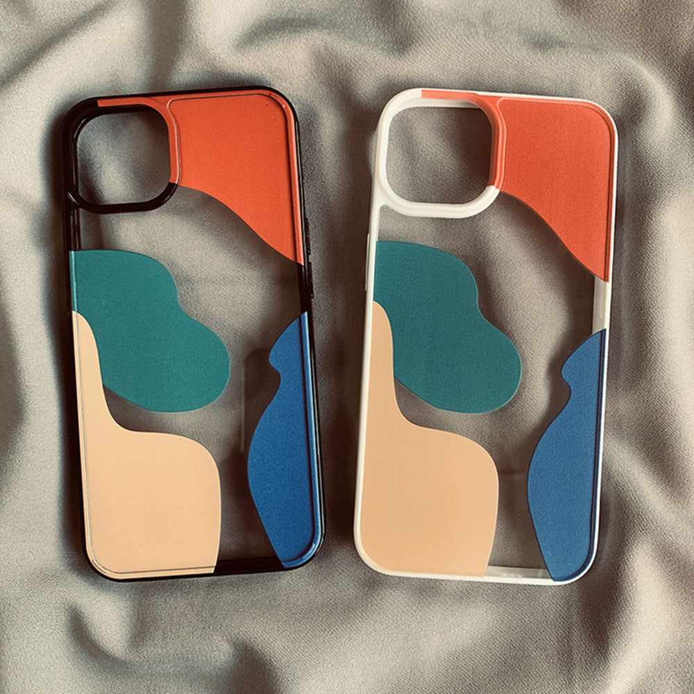 Color Block Contrast Color Geometry Suitable For 13 Mobile Phone Cases Color Block Contrast Color Geometry Suitable For 13 Mobile Phone Cases